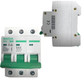 Wyłącznik nadprądowy S Nadmiarowo Prądowy Bezpiecznik Trójfazowy 25A C 3P