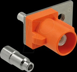 89814 FAKRA M plug spring pin for soldering 1 prepunched hole