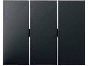 BERKER K.1 Klawisz 3 potrójny do wyłącznika 3-klawiszowego antracyt mat lakierowany 14657006 HAGER