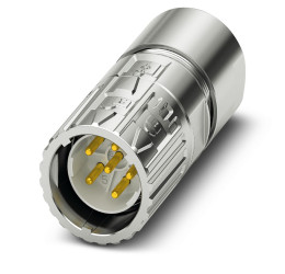 Złącze wielostykowe przemysłowe 6-pinowe M23 Montaż na kablu Wtyczka Phoenix Contact