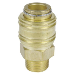 Einhell 4139208 R3/8&quot;AG Pneumatic Quick-Fit Connector Solid Brass