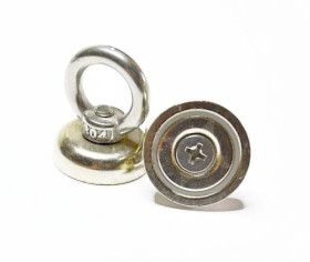 Magnes neodymowy z uchem 20mm, siła 6kg