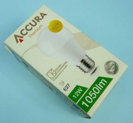 E-27 230V GLOB. 12W=70W WW 3000K 1050lm