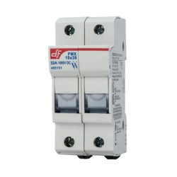Rozłącznik, podstawa bezpiecznikowa PMX 2P do bezpieczników 10x38 , 1000V DC, 32A, dla instalacji PV 485151