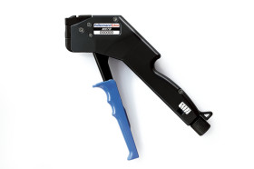 Pistolet do opasek kablowych Metal, tworzywo sztuczne Narzędzie do opasek zaciskowych HellermannTyton