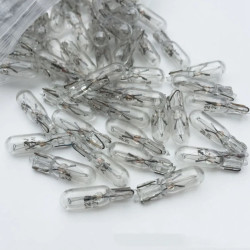 T5 12V Automotive Instrument Cluster W2W Dash Light Bulb - 10 pcs