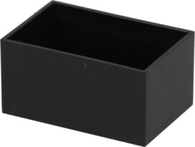ABS enclosure, (L x W x H) 30 x 20 x 15 mm, black (RAL 9005), 1596B102-10