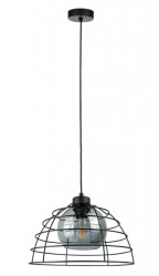 Lampa wisząca loftowa nowoczesna1xE27 IDAGO NEW BLACK