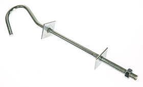 Hak słupowy M12 300mm