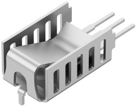 Clip-on heatsink, (L x W x H) 21 x 13 x 9 mm, 24.7 K/W, solderable surface, 10151069