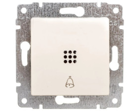 VENA Przycisk /dzwonek/ z podświetleniem krem 520314