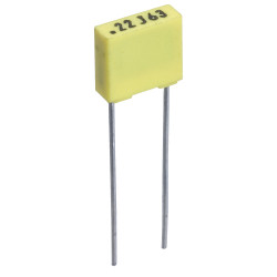 Kemet R82DC3220DQ60JB 220nf 5% 63V 5mm Polyester Box Capacitor