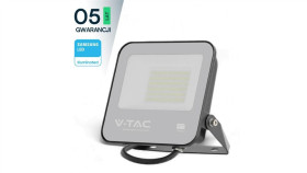 Projektor Led 50W 5740Lm 4000K Dioda Samsung 115Lm/W Ip65 Czarny 5 Lat...