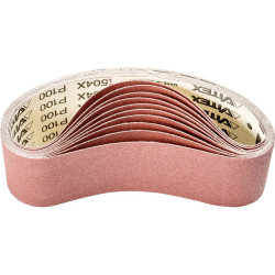PFERD 45001110 Sandpaper belt 10 pcs grit 100 for universal use