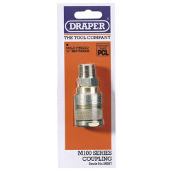 Draper 25857 1/2 Bsp Male Thread Air Line Coupling
