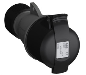 Złącze przemysłowe - zasilające 16A Gniazdo 500 V 3P+E Amphenol Industrial Czarny IP44