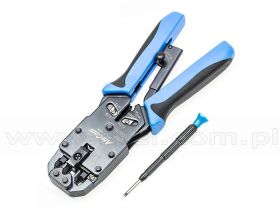 Zaciskarka RJ45, RJ12, RJ11, 6p2c, 4P4C oraz DEC/OFF SET 6P6C (Hanlong HT-2008AR) AteCom