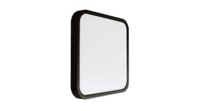 Plafoniera Led 48W 5160Lm 3000K Ip44 Kwadrat Fi420 Mleczny Czarna Ramka 76481