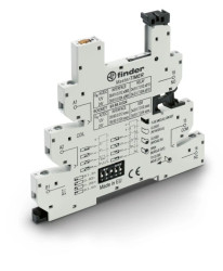 Gniazdo 6,2mm –wielofunkcyjny mod czasowy (funkcje AI DI GI SW BE,CE,DE,EE) do przekaź. serii 34, 12-24V AC/DC 93.68.0.024