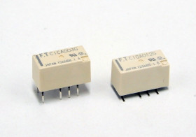 Przekaźnik sygnału, 3V dc, 2 A, DPDT, 2-polowy, Montaż przewlekany, Fujitsu FTR-C1