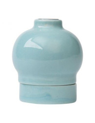 CERAMICZNA OPRAWKA ŻARÓWKI E27 XD06W PASTELOW MIĘTOWA