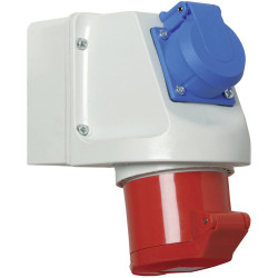 Walther Werke 114 CEE Wall Socket 16A 5P 400V with Earth Contact Socket