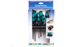 Zestaw Wkrętaków, Szczelinowych/Krzyżowych-Phillips Recess, 6-Częściowy Z...