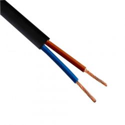 PRZEWOD OMYP 2*1MM CZARNY