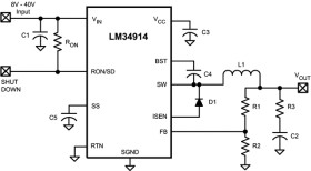 Ultra Small 1.25A Step-Down Switching Regulator with Intelligent Current Limit