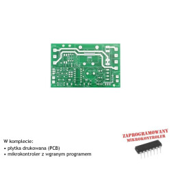 Centralka alarmowa PIR 230 V z pilotem IR - PCB i mikroprocesor do projektu AVT 1925
