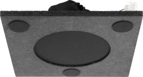 Głośnik sufitowy PA do zabudowy Monacor EDL-310L, 50 - 18 000 Hz, 100 V, N/A, Kolor producenta: czarny, 1 szt.