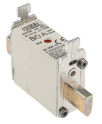 Bezpiecznik NH 80A 500V ac NH000 FF gG SIBA