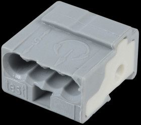 243-721 WAGO pillar terminal for PCB, grey