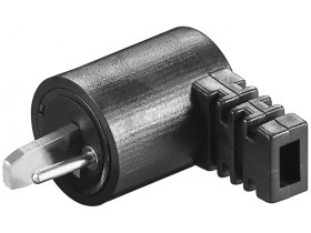 Wtyk głośnika kątowy z przyłączem gwintowanym