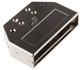 Osłona tylna D-Sub 50 -pinowe Cynk odlewany Proste Amphenol Communications Solutions D