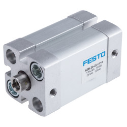 Siłownik pneumatyczny skok: 25mm Festo Ø 20mm dwustronnego działania Action 67.5mm Elastyczny ADN-20-25-I-P-A M5