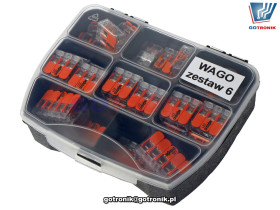 Zestaw szybkozłączek WAGO 221 linka