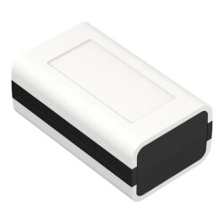 Obudowa plastikowa Z131 mix1 czarna obudowa, białe boczki ABS - Z131 MIX1 ABS