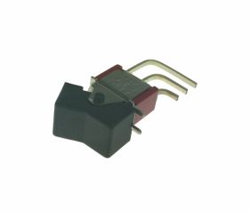 Przełącznik kołyskowy kątowy ON-ON czarny (15D58)