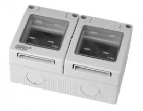 OSPEL45 Puszka natynkowa hermetyczna podwójna 1852 PNH45-2