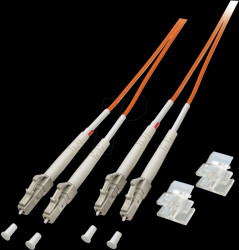 O0310.10 Duplex adapter cable, LC/LC, 10 m