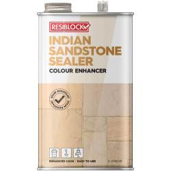 Everbuild RBINDENH5 Resiblock Indian Sandstone Sealer Colour Enhancer 5 Litre