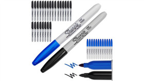 Zestaw 24 Markerów Permanentnych Sharpie Fine Czarny S0810930 + Gratis 12...