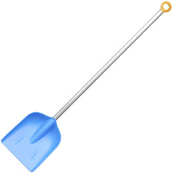 Fiskars 1001421 Kids Shovel Garden Tools Plastic Lightweight Orange 80Cm