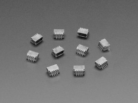 Adafruit JST SH 4-pin Right Angle Connector (10-pack)
