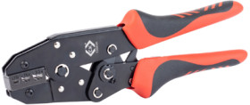 Ratchet crimping pliers for wire end ferrules, 10-25 mm², AWG 8-3, C.K Tools T3683A