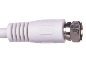 Przewód antenowy satelitarny F 1,5m biały 50737