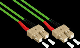 LW-801SC5 Duplex Jumper OM5 50/125µ SC/SC, LSZH, 1m, green