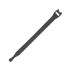 Toolcraft 419960 KL12X200SC Hook &amp; Loop Cable Tie 200mm x 12mm - Black - Single