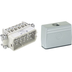 LAPP EPIC&#xAE; KIT H-A 10 SS TG M20 10P M Metal Straight Entry Housing
